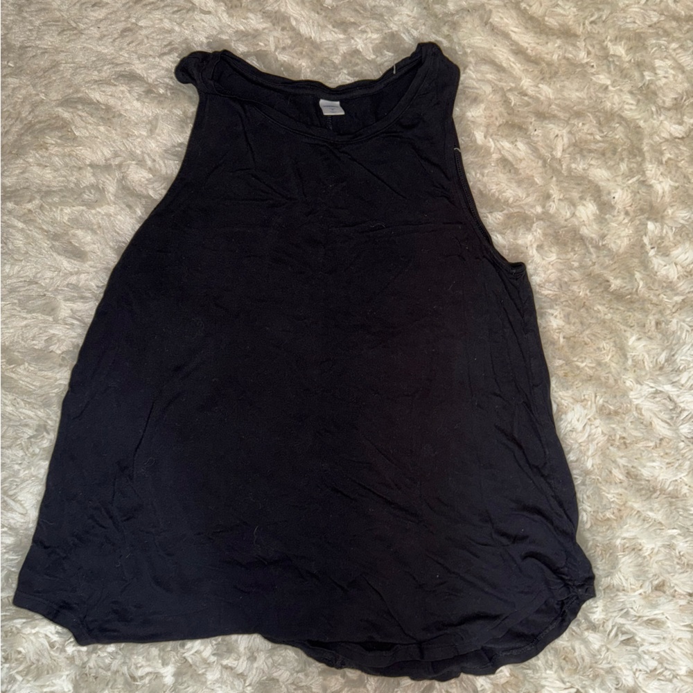 OLD NAVY COLOR blackFLARE SLEEVELESS TANK TOP